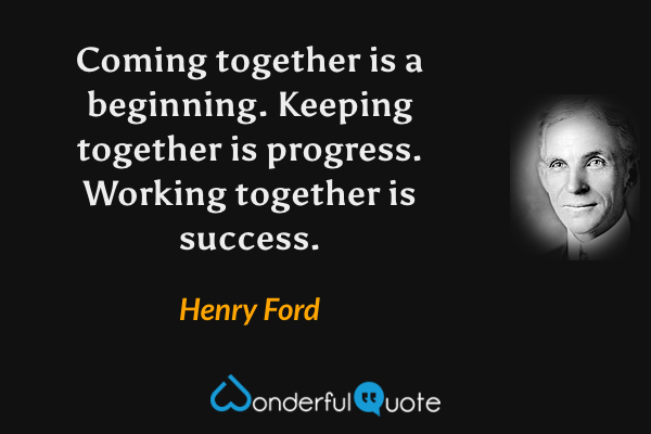 Cooperation Quotes Wonderfulquote